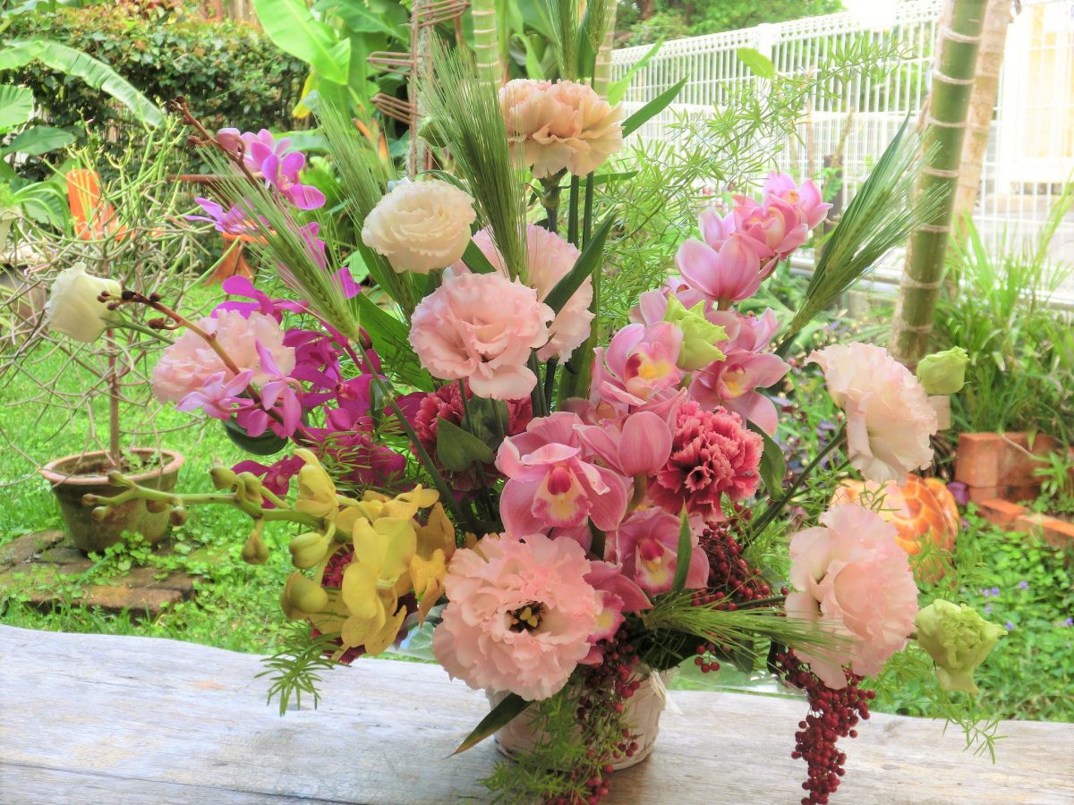 卒園式 花いちりんは沖縄コザの花屋または古民家カフェ